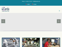 Tablet Screenshot of izanda.com